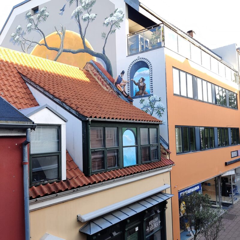 Wall painting Helsingørgade Hillerød